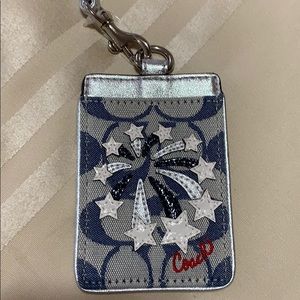 Coach ID lanyard